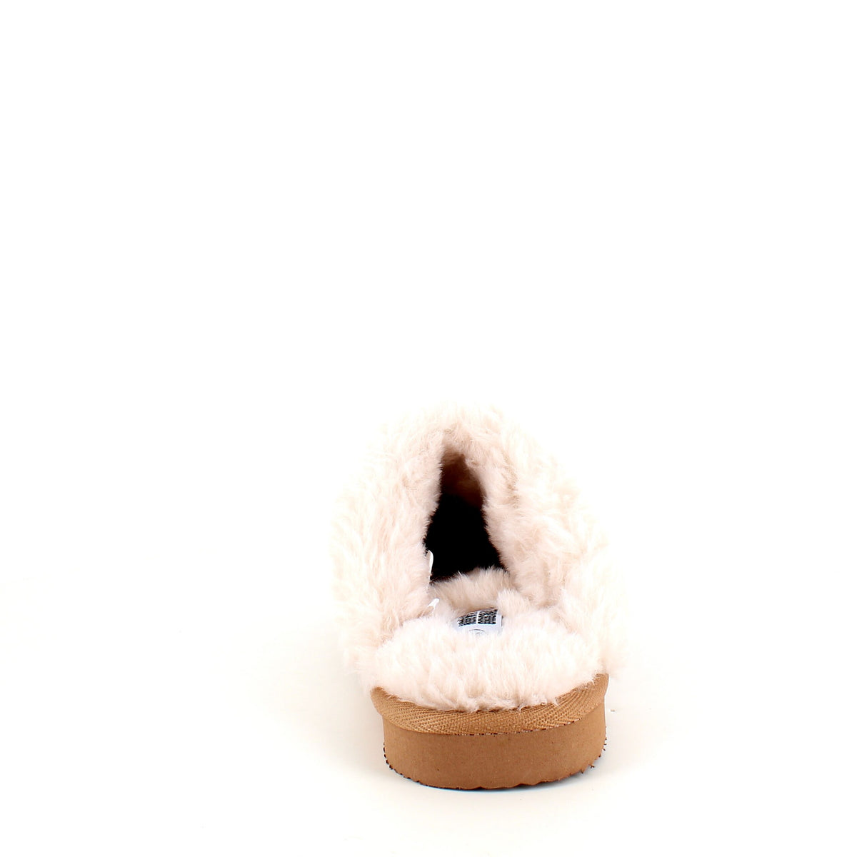 Bruna slip-on-tofflor med bred passform