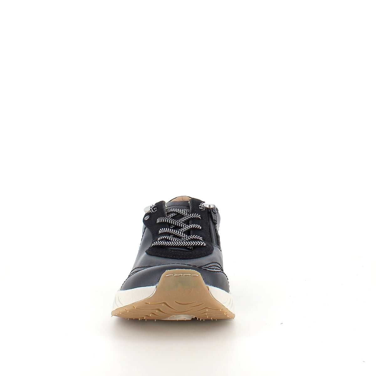 Svart Whistler-sneaker med stötdämpning och praktisk dragkedja