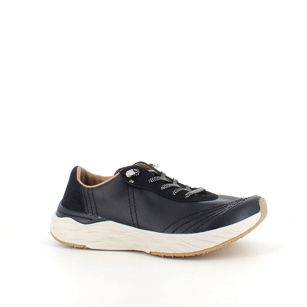 Svart Whistler-sneaker med stötdämpning och praktisk dragkedja