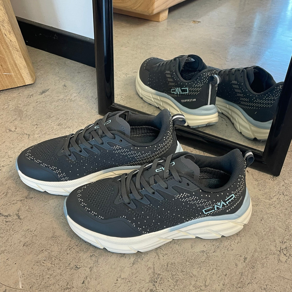 CMP Rahmsy WP – grå vattentät sneaker med stötdämpning