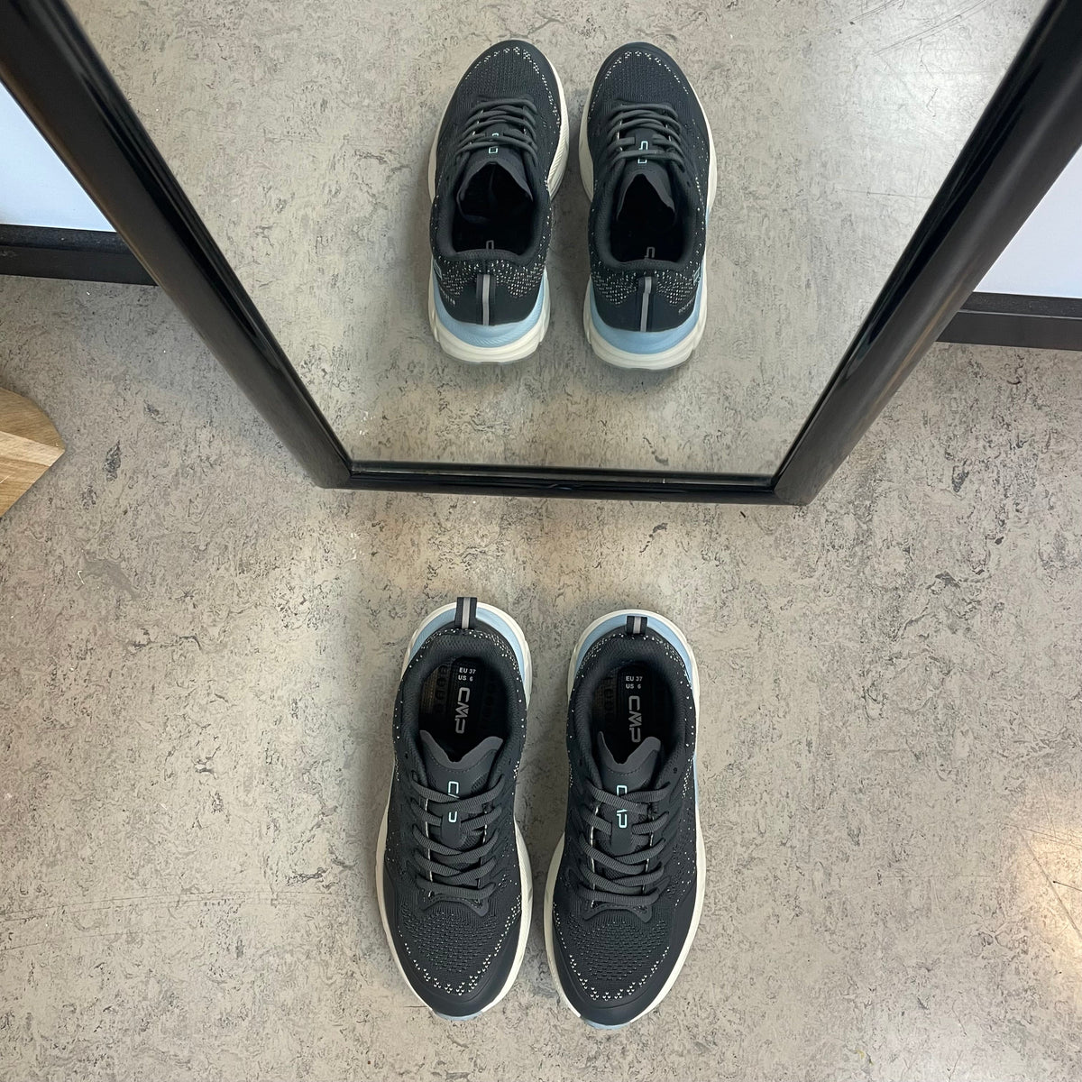 CMP Rahmsy WP – grå vattentät sneaker med stötdämpning