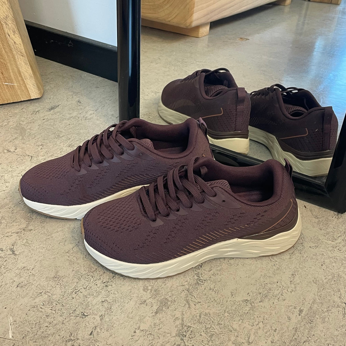 Linares W Wide Fit Shoe – lila lättviktsko med extra bredd