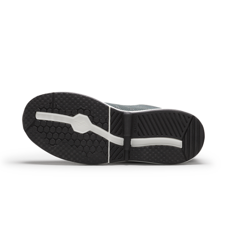 Grön sneaker med vita sulor från GaitLine