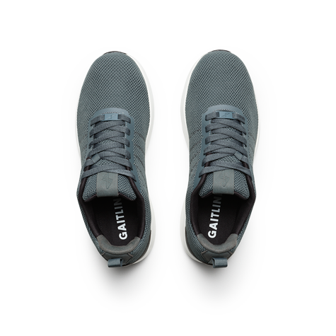Grön sneaker med vita sulor från GaitLine