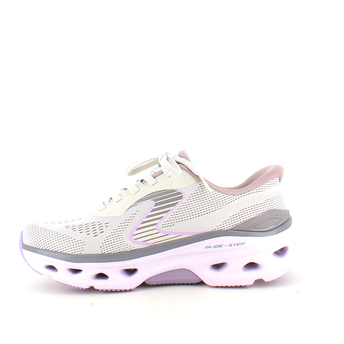 Skechers damsneakers i beige – Hands Free Slip-ins med Arch Fit och extra stötdämpning