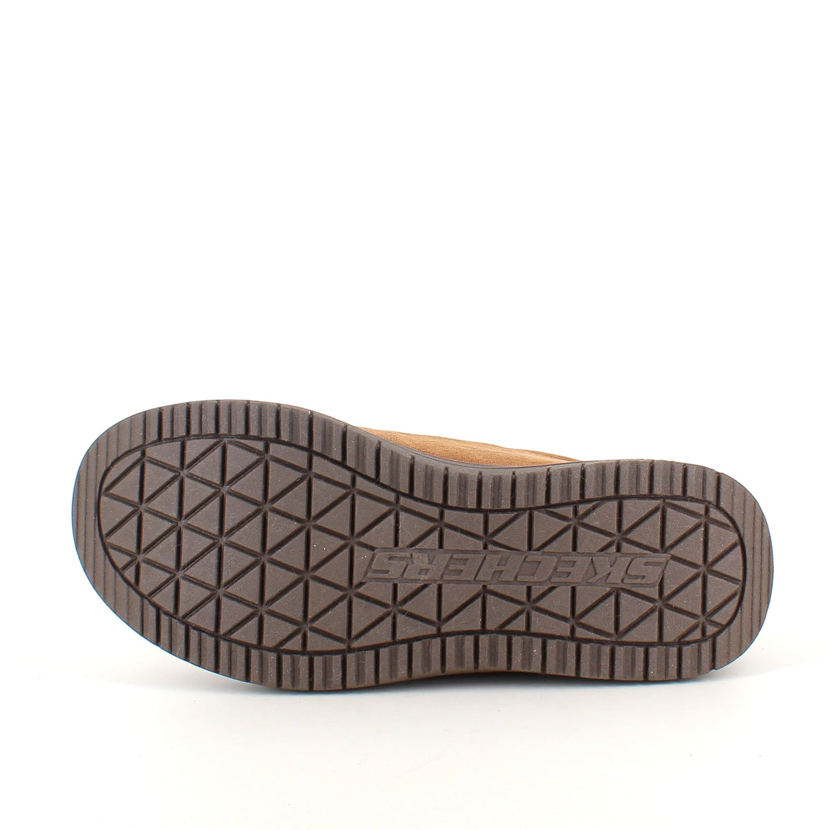 Skechers slip-on-tofflor, bruna – varm och rymlig passform