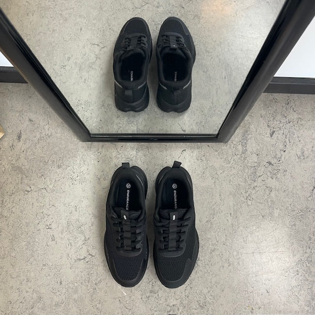 Endurance Beliso StepGo – svart unisex-sneaker för kvinnor & män