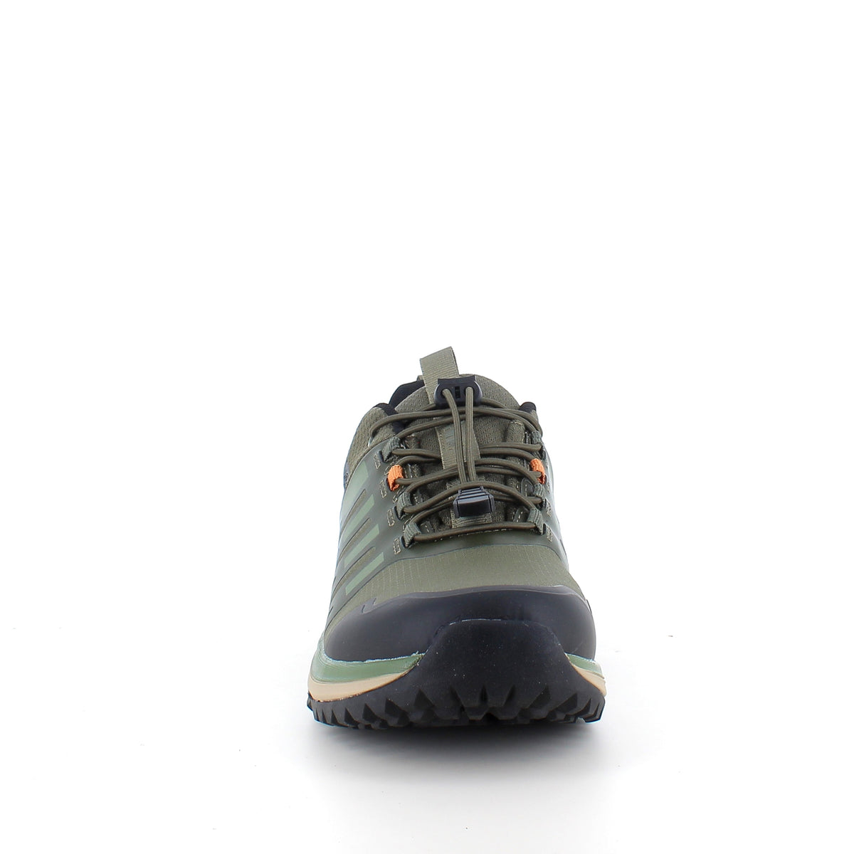 Vattentät herrsneaker i grönt med hålfotsstöd och bred passform från Green Comfort
