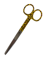 Rak vårdsax med leopardmönster