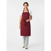 Nybo Bordeaux unisex kuskförkläde, justerbar nackrem, one size