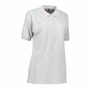 Nybo Grå Melange Dam Prowear Polo, Extra slitstark