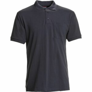Nybo Antracitgrå Herr Basic Polo, Kortärmad, Bröstficka, Slitstark