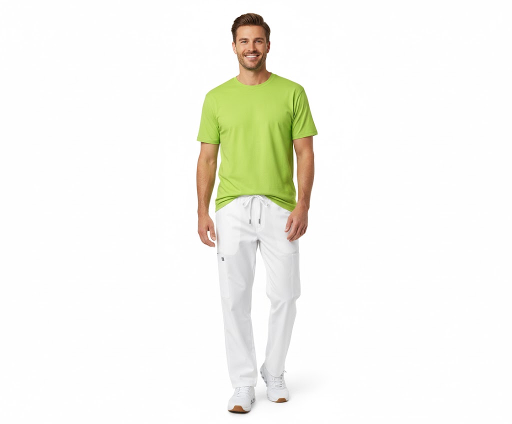 Nybo Lime Herr Basic T-shirt, Klassisk modell, Behåller formen