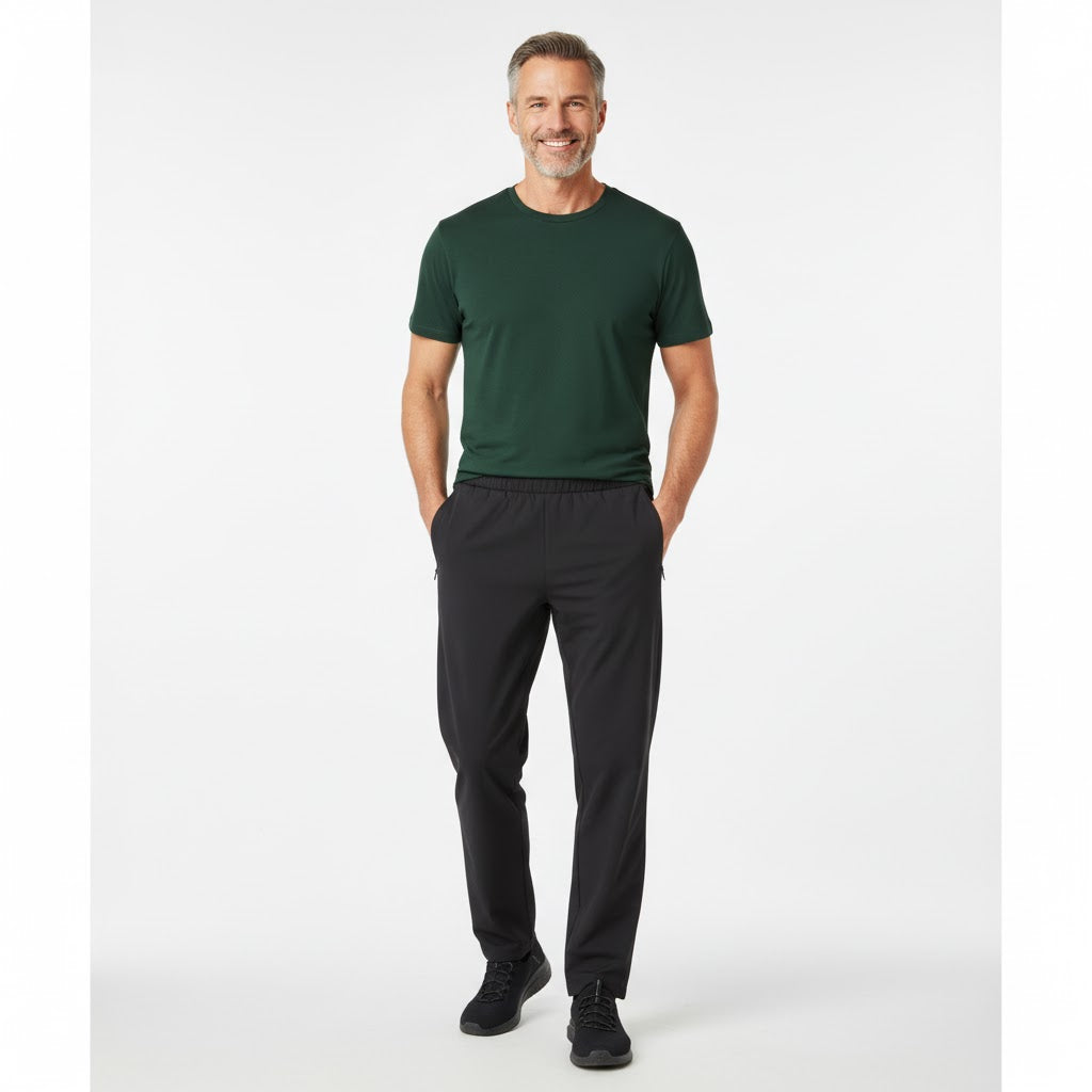 Nybo Flaskgrön Herr Prowear T-shirt, Kortärmad, Extra slitstark