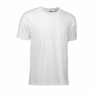 Nybo Vit Herr Basic T-shirt, Klassisk modell, Formstabil