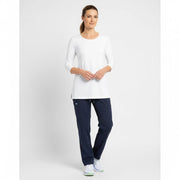 Nybo Vit Dam Prowear T-shirt, Slitstark, Figursydd