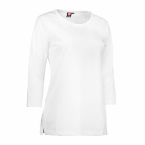 Nybo Vit Dam Prowear T-shirt, Slitstark, Figursydd