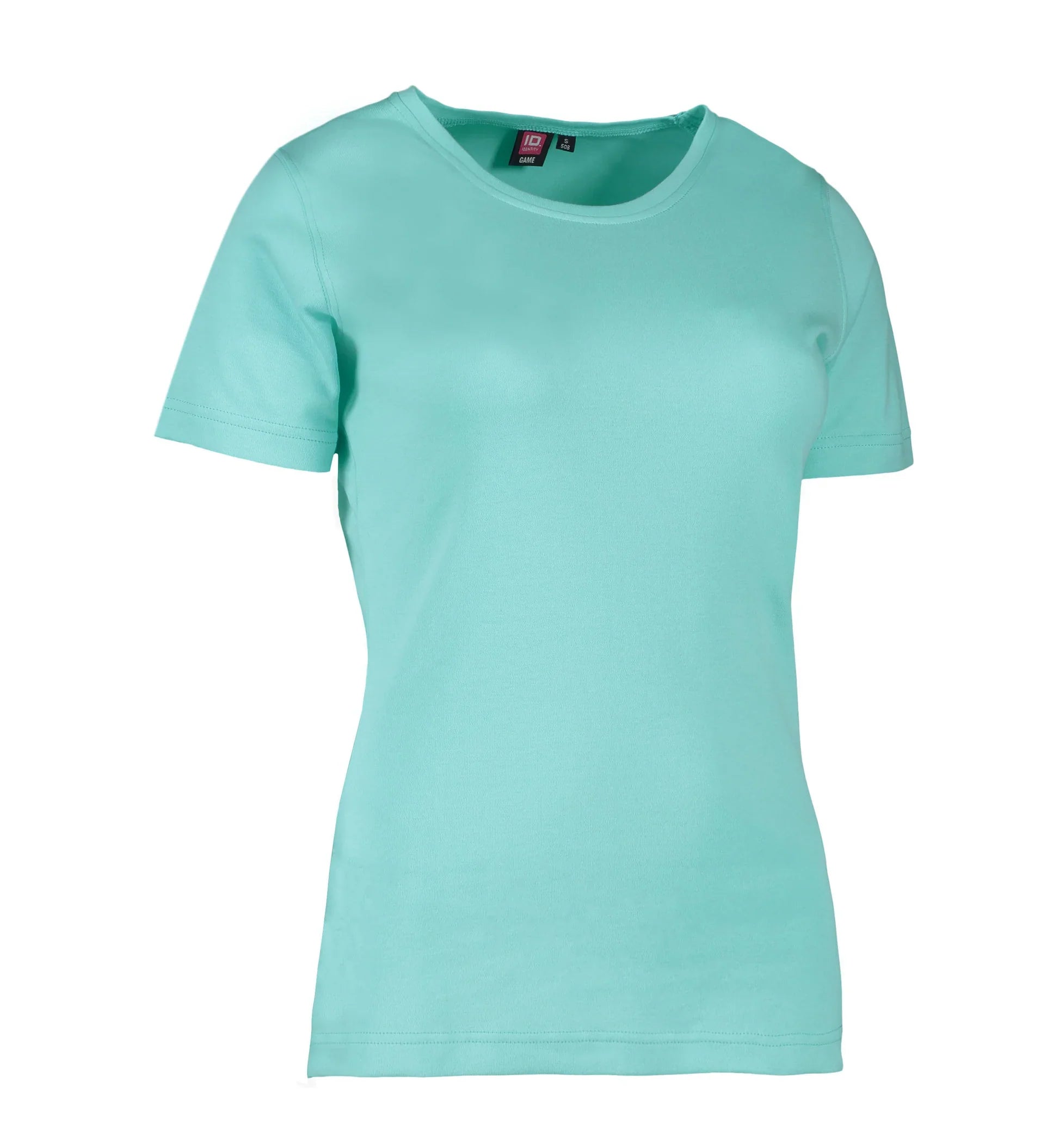 Mintfärgad damt-shirt med rund hals