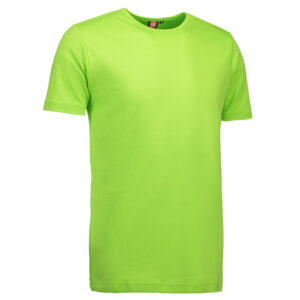 Limegrön t-shirt med rund hals