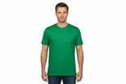 Grön t-shirt med rund hals för herrar