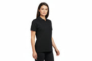 Dam polo-t-shirt i svart