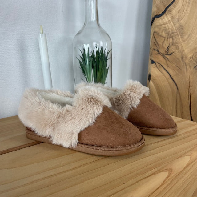 Mjuka tofflor med varmt plyschfoder