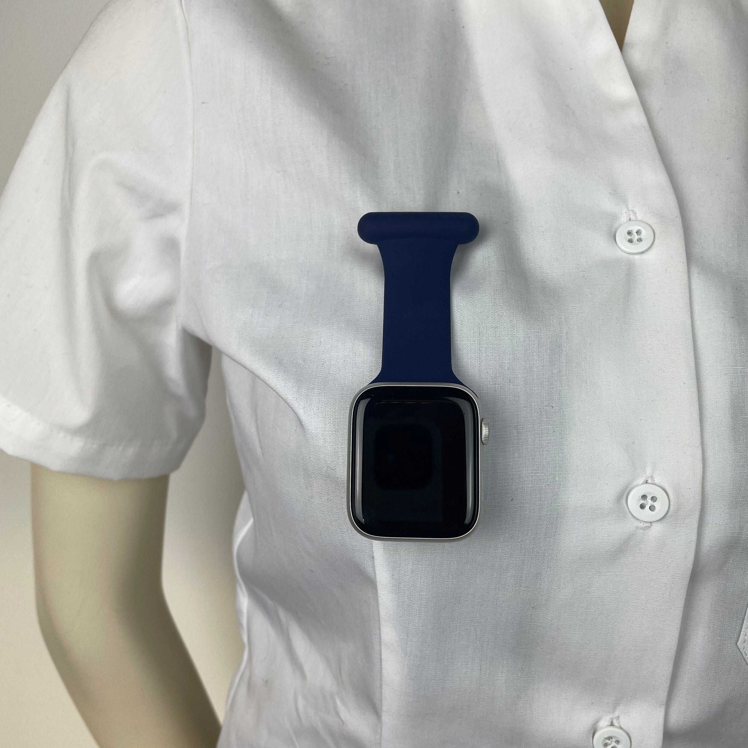 Navy silikonarmband för Apple Watch – för sjuksköterskor
