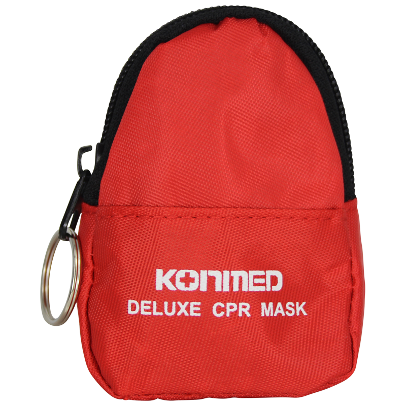 CPR-mask i liten väska