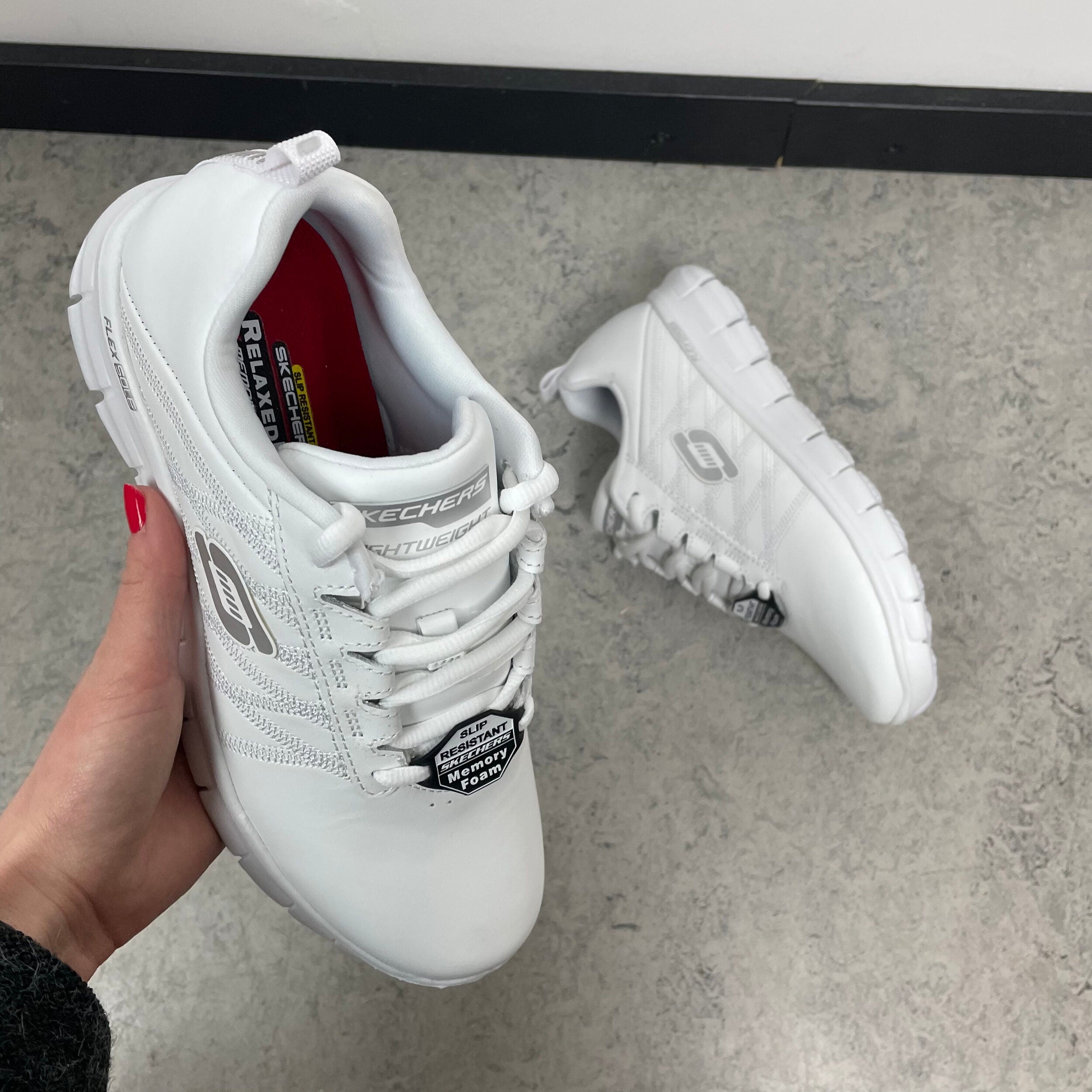 Vita Skechers Work med memory foam