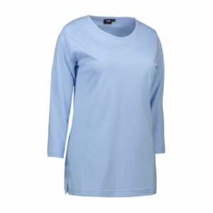 Nybo Ljusblå Dam Prowear T-shirt, slitstark, formstabil