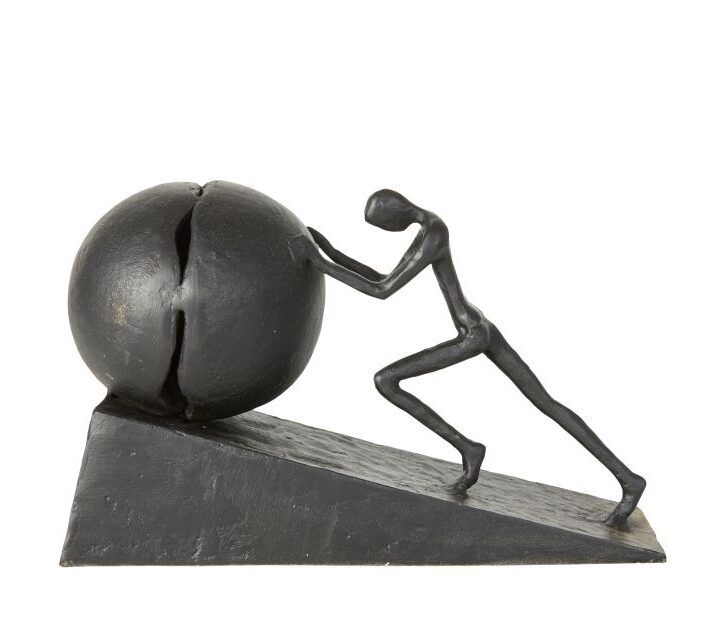 Du sliter i det, figur