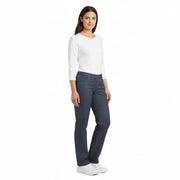 Nybo Blå Dam Nature Jeans, Justerbar Resår, Smal Benvidd