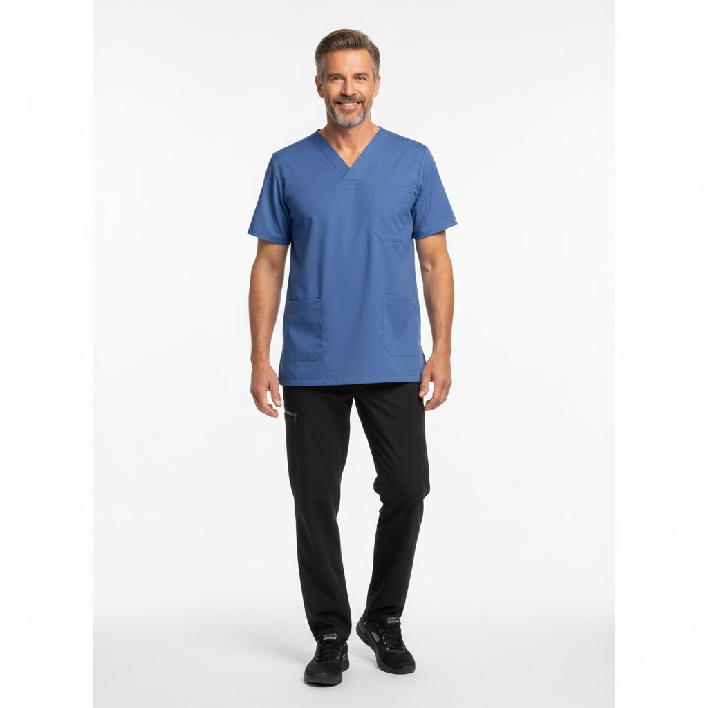 Nybo Blå Unisex Charisma Premium-tunika, temperaturreglerande, slitsar