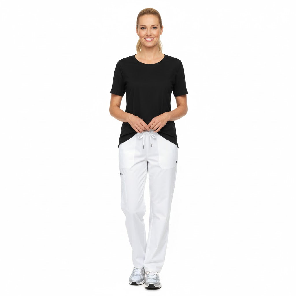 Nybo Svart Dam Prowear T-shirt – Slitstark, Figursydd, Formstabil