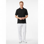 Nybo svart herr Basic polo-t-shirt, slitstark, bröstficka