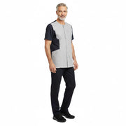 Nybo Grå Melange Unisex Sporty Mix-tunika — andningsbar, stretch och bekväm