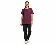 Nybo Bordeaux Unisex Sporty Tunika, rymliga fickor, justerbar