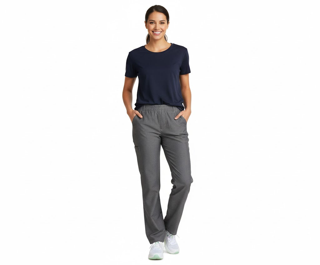 Nybo Grå Dame Bliss Bukser, pull-on, optimal passform, stretch