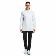 Nybo Hvid Unisex New Nordic Kokkejakke, Langærmet, Strækbar, Hurtigtørrende