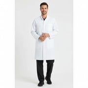 Nybo Vit Unisex HACCP-kittel, reglerbara ärmar, slitstark