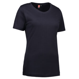 Marin t-shirt med rund hals för damer