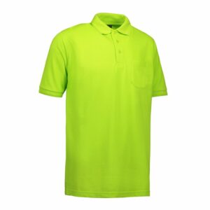 Nybo Lime Herre Prowear Poloshirt - Slitstark med bröstficka
