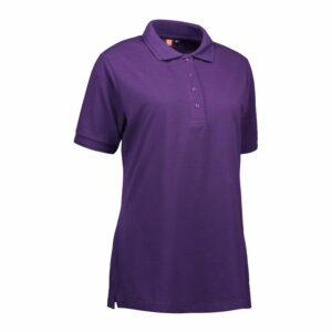 Nybo Lila Dam Prowear Polo, Slitstark, Förkrympt