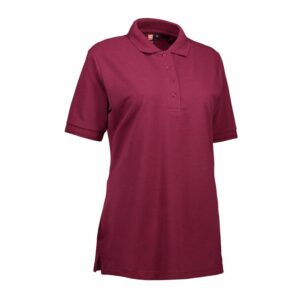 Nybo Bordeaux Dame Prowear Polo - Extra slitstark, förkrympt