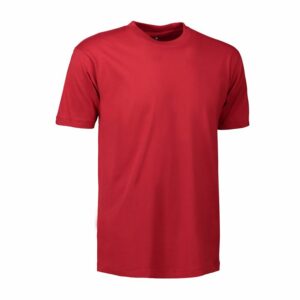 Nybo Röd Herr Basic T-shirt, klassisk, behåller formen