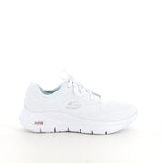 Vita Skechers med extra hålfotsstöd