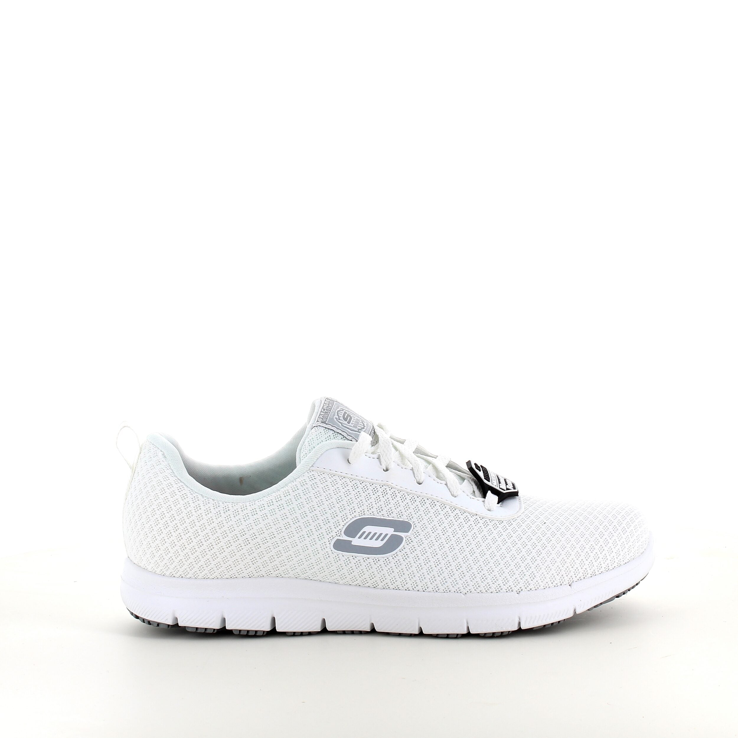 Skechers Work arbetssko med bred passform – CE‑godkänd, halksäker sula & Memory Foam‑komfort