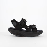 MBT-sandal Kisumu 3 S i svart – klassisk MBT-sandal