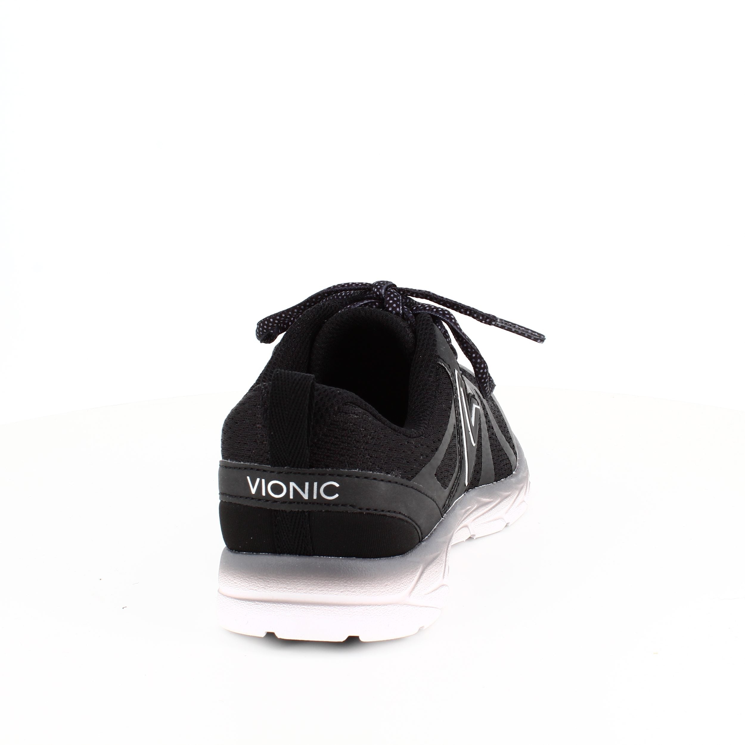 Svarta sneakers från Vionic med dubbelt svangstöd