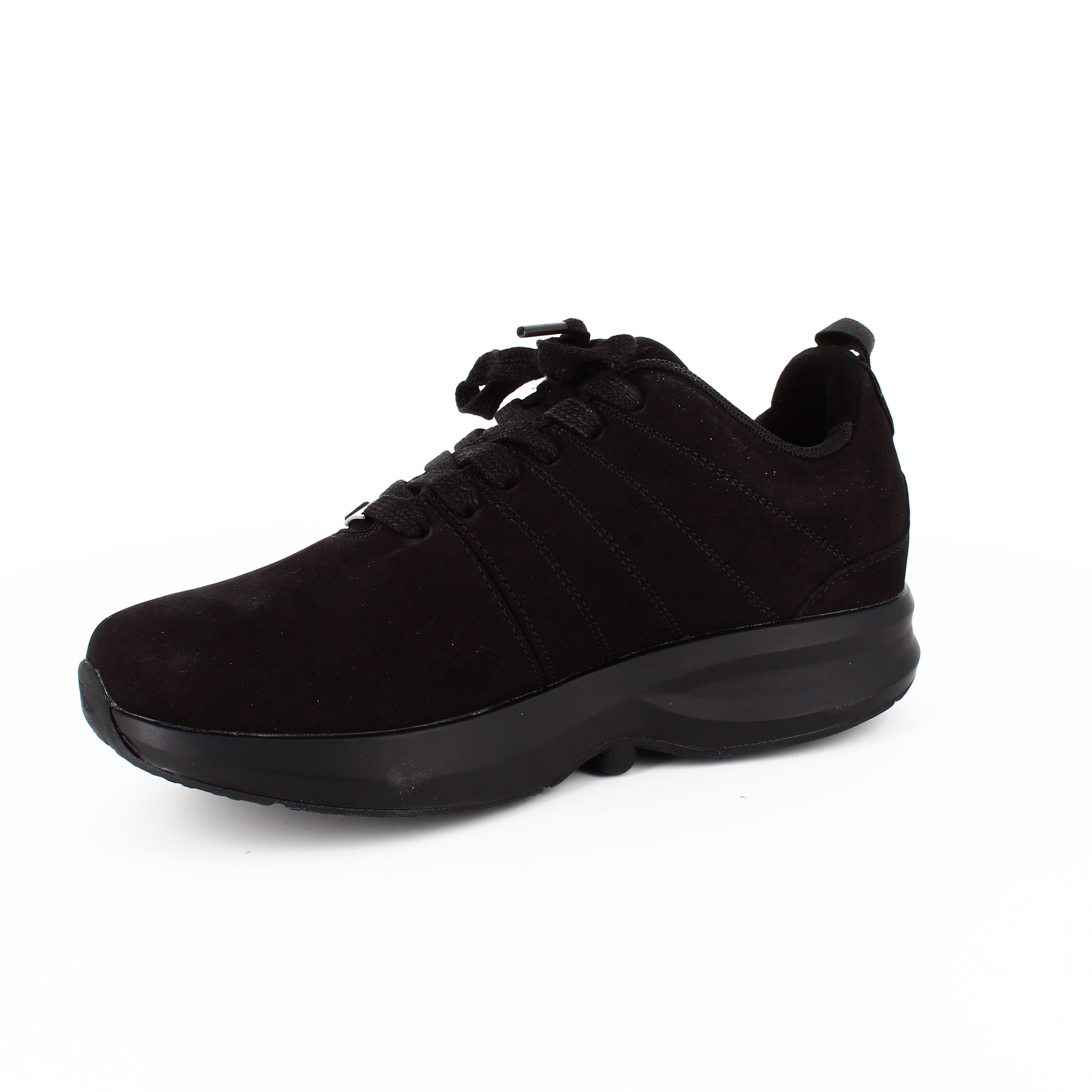Svarta Gaitline sneakers i nubuckläder
